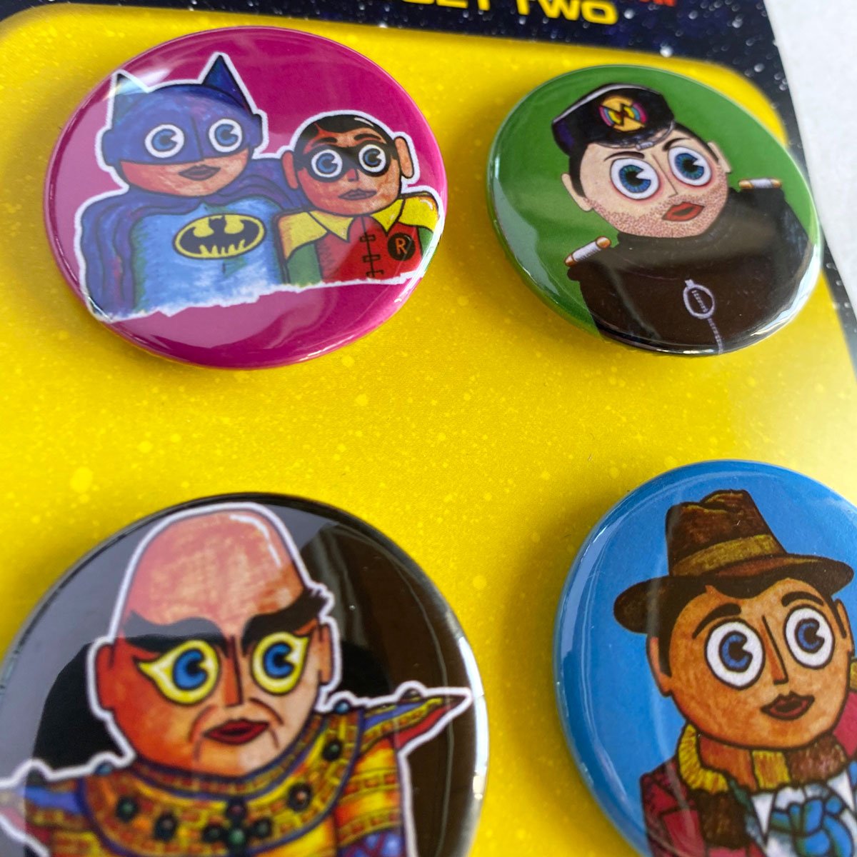 Image of Space and Science Fiction Badge Set 2