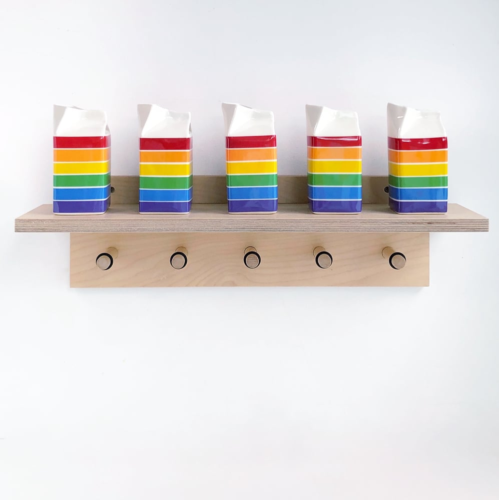 Image of Rainbow Milk Jug 