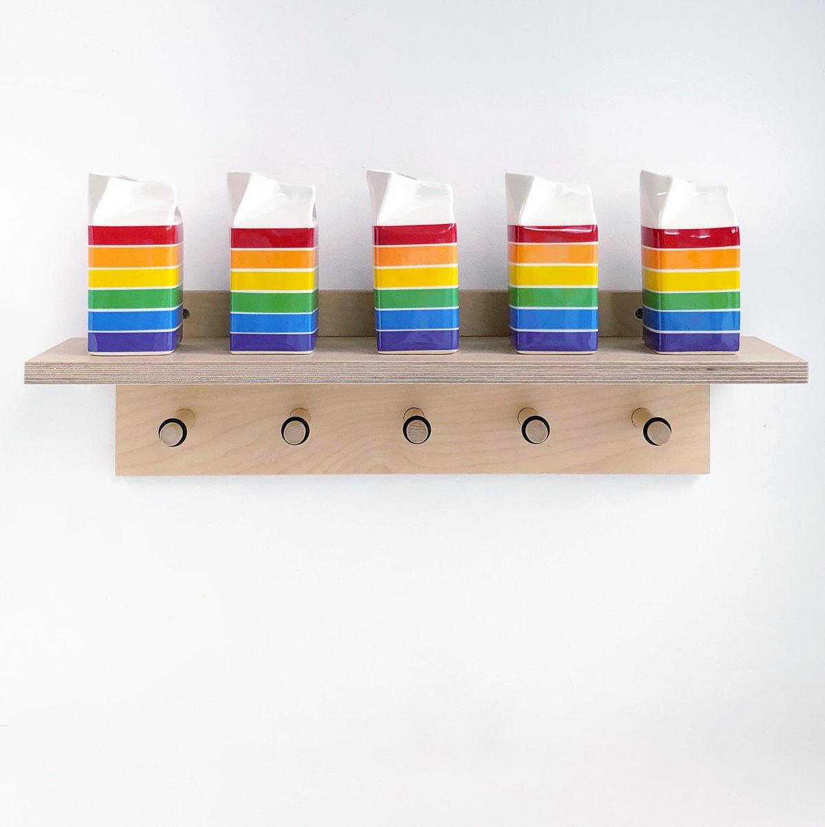 Image of Rainbow Milk Jug 