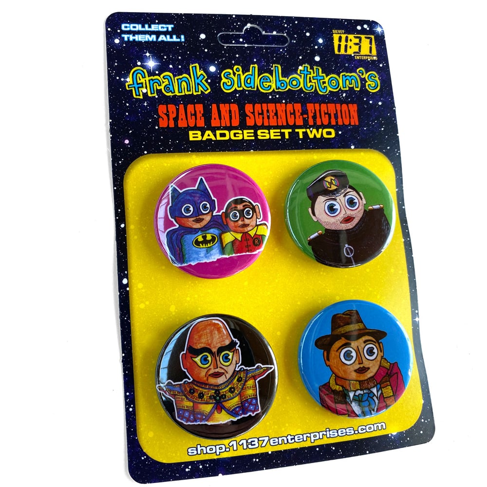 Image of Space and Science Fiction Badge Set 2