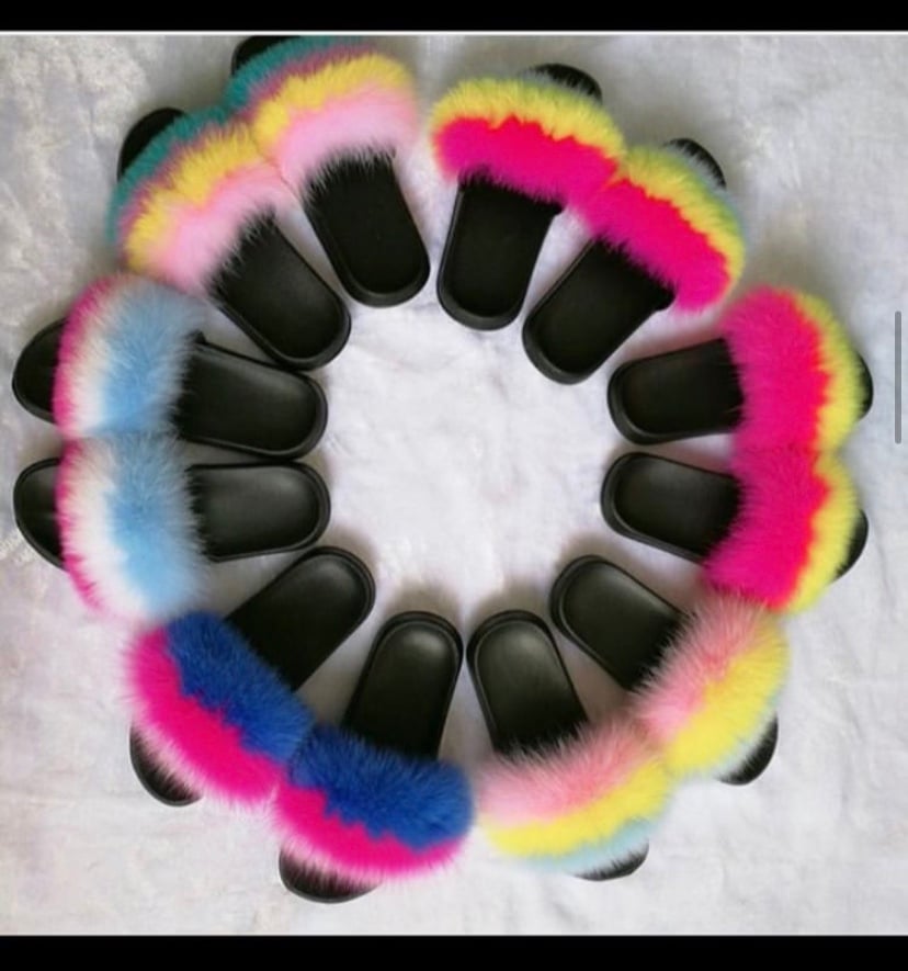 fur slides colorful