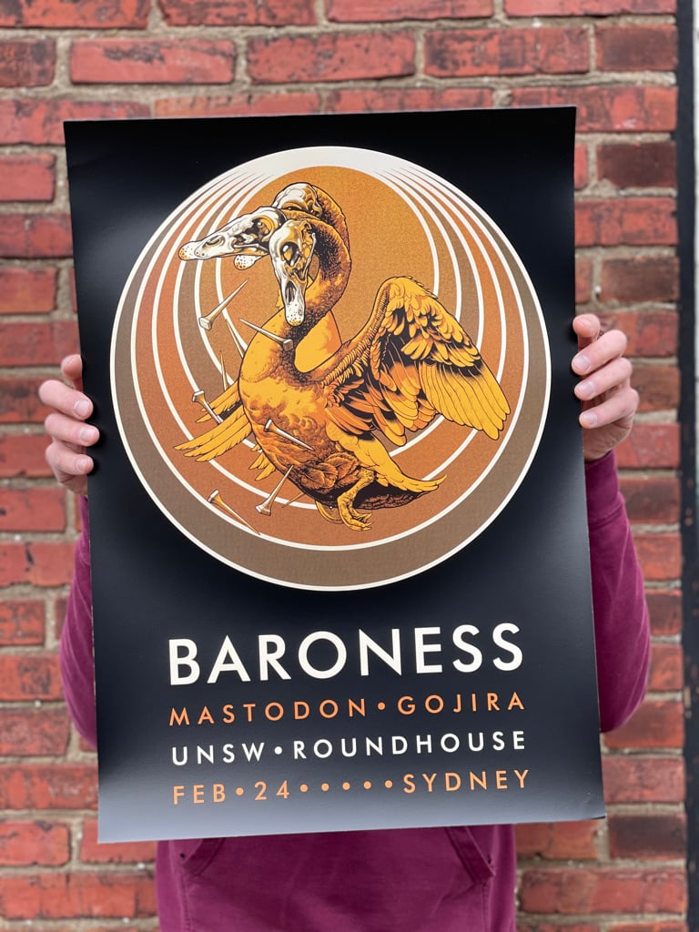 Baroness Tour Poster - Sydney AUS - 2014