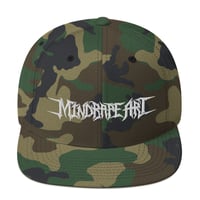 Image 1 of Mindrape Art Snapback Hat by Mark Cooper Art