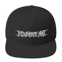 Image 2 of Mindrape Art Snapback Hat by Mark Cooper Art