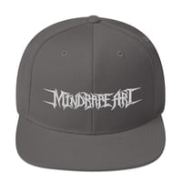 Image 4 of Mindrape Art Snapback Hat by Mark Cooper Art