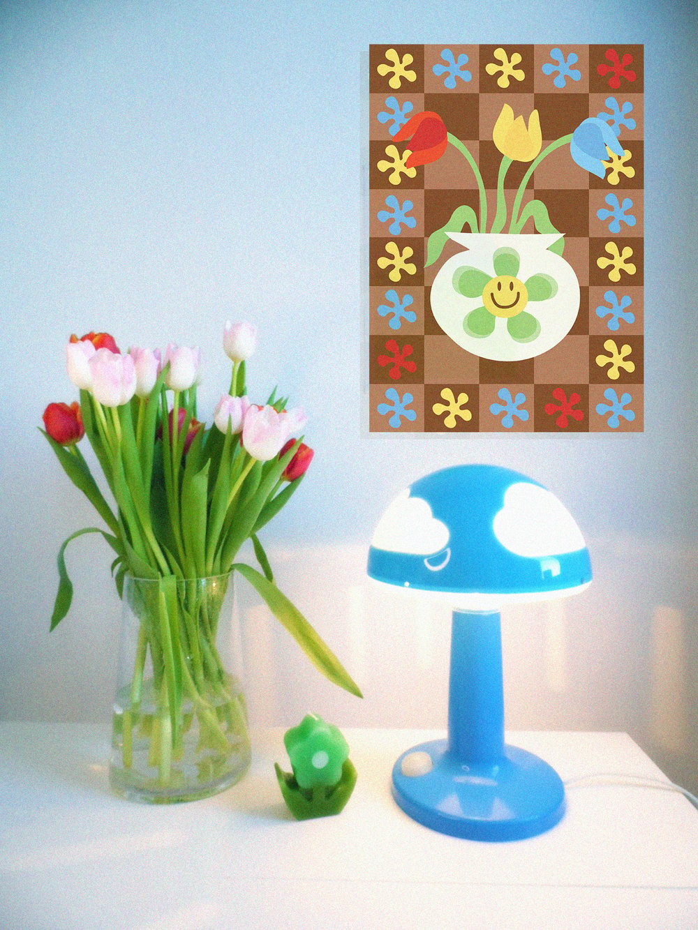 Image of Happy Tulips (brown)