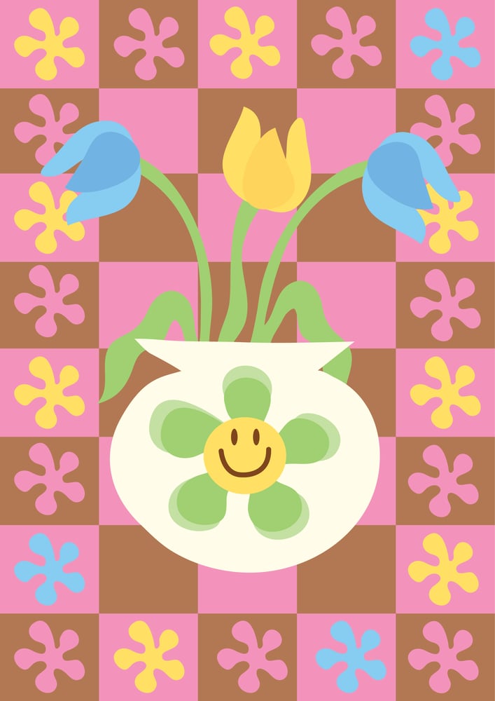 Image of Happy Tulips (pink)