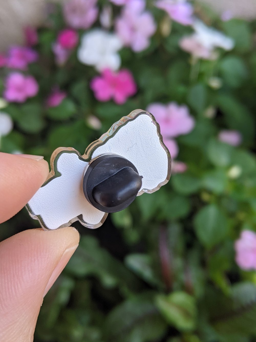 Tiff's Trolls Flower Troll Acrylic Pin with Steel Pin back