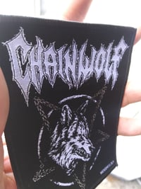 Image 3 of Chain Wolf Woven Patch