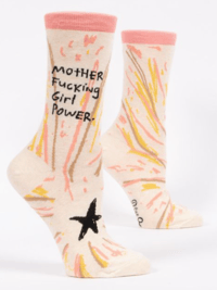 Image 1 of MF Girl Power Crew Socks