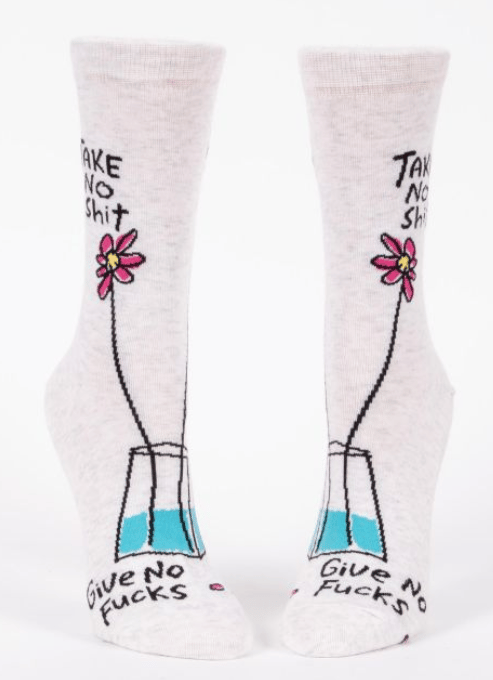 Image of Take No Shit Crew Socks