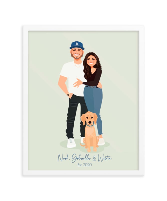 Image of Poster framed white
