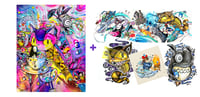 "Ghibli in Wonderland" Holographic Print Pack