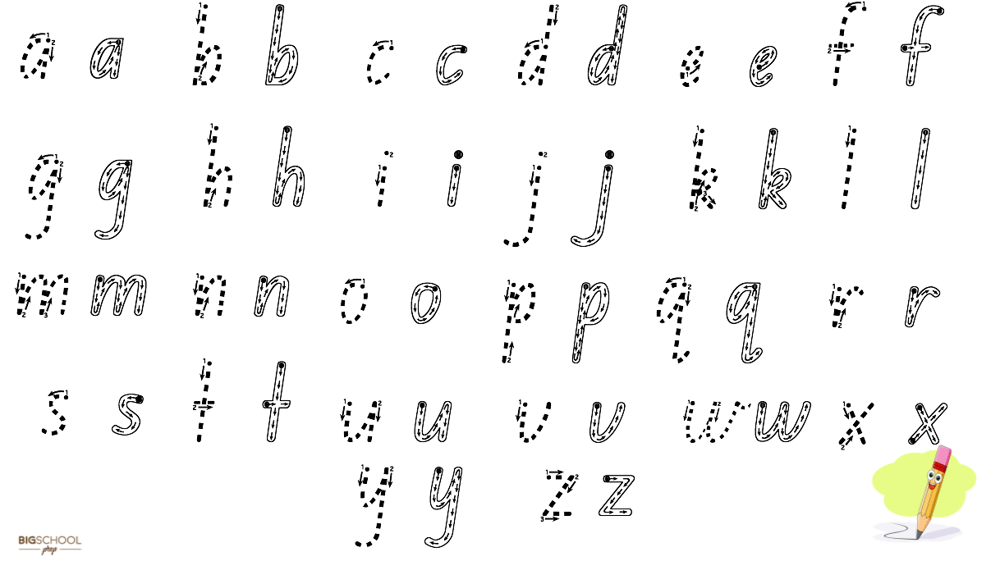 Image of Alphabet Chart Digital Download NSW