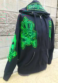 Image 2 of Marc Vachon Evil King Green Machine Hoodie