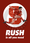 IAN RUSH PRINT
