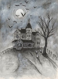 Image 2 of Haunted House original painting