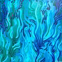 Image 1 of JUST LET GO - 60 x 60cm