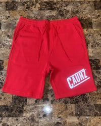 Image 3 of Cauhz™️ Red Sweat Shorts