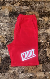 Image 2 of Cauhz™️ Red Sweat Shorts