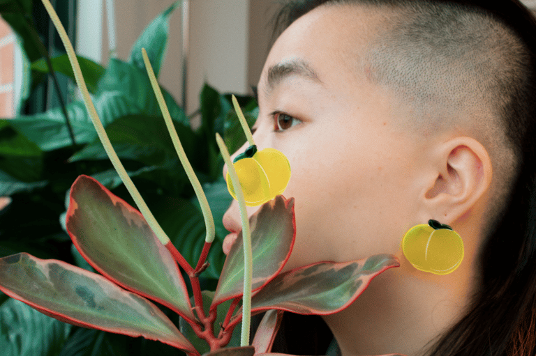 Persimmon Earrings Image 4