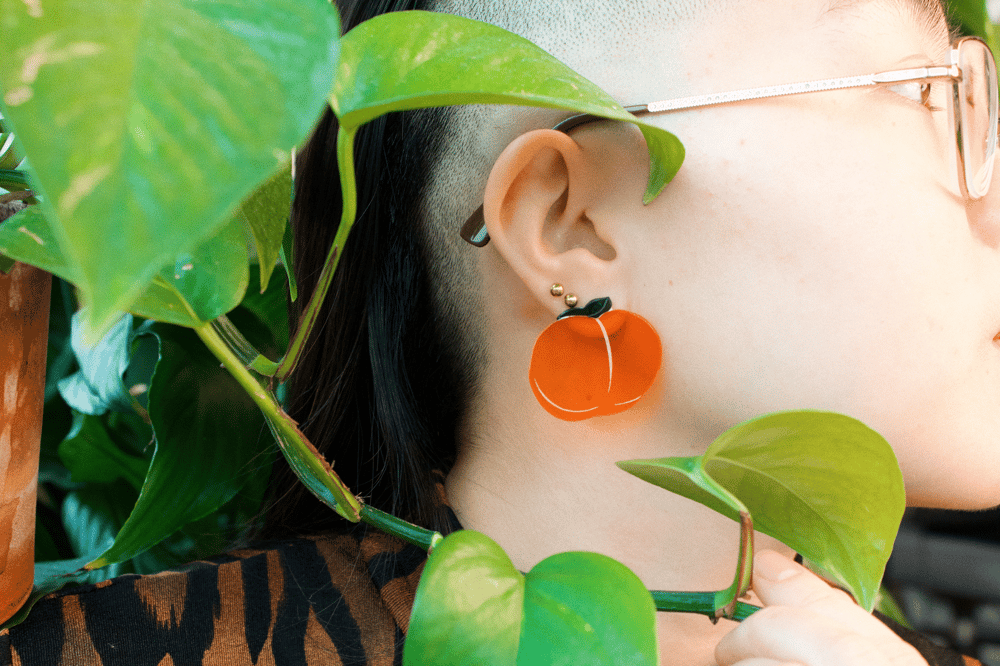 Image of Persimmon Earrings 