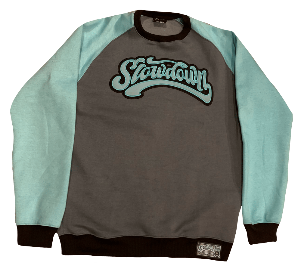 Slowdown appliqué crewneck