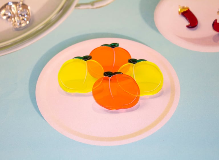 Persimmon Earrings Image 2