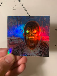 Image 3 of Blue scream, Holo sticker