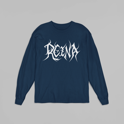 Image of REINA OTHERNESS LONG SLEEVE TEE NAVY