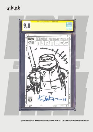 Image of Pre-Order: Kevin Eastman Blank Cover Sketch Commission 5 slots