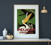 Pelican Cigarettes | Charles Yray | 1925 | Vintage Ads | Wall Art Print | Vintage Poster