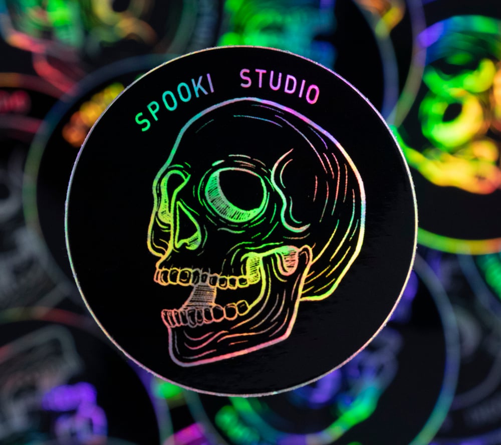 Image of Spooki Skull Sticker