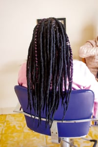 Image 3 of BLACK synthetic dreadlock extensions