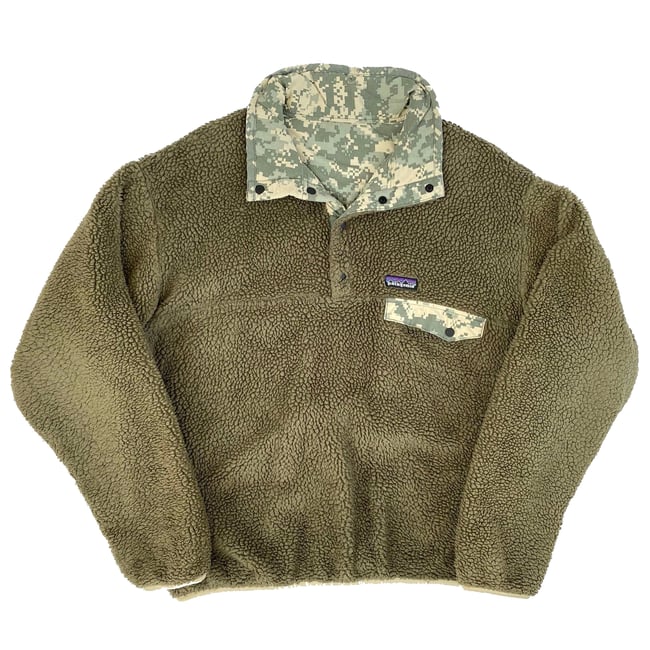 Patagonia MARS Fleece Snap T - Green & Digital Camo | WAY OUT CACHE