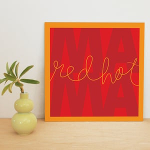 Image of "Red Hot Mama" art print