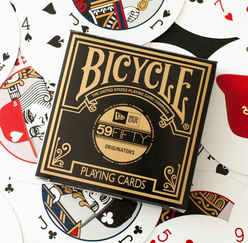 Image of NEW ERA 59FIFTY CIRCLE BICYCLE PLAYING CARDS