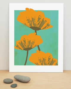 Image of "California Poppies" art print