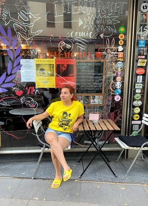 Traumathek T-Shirt Sky Blue