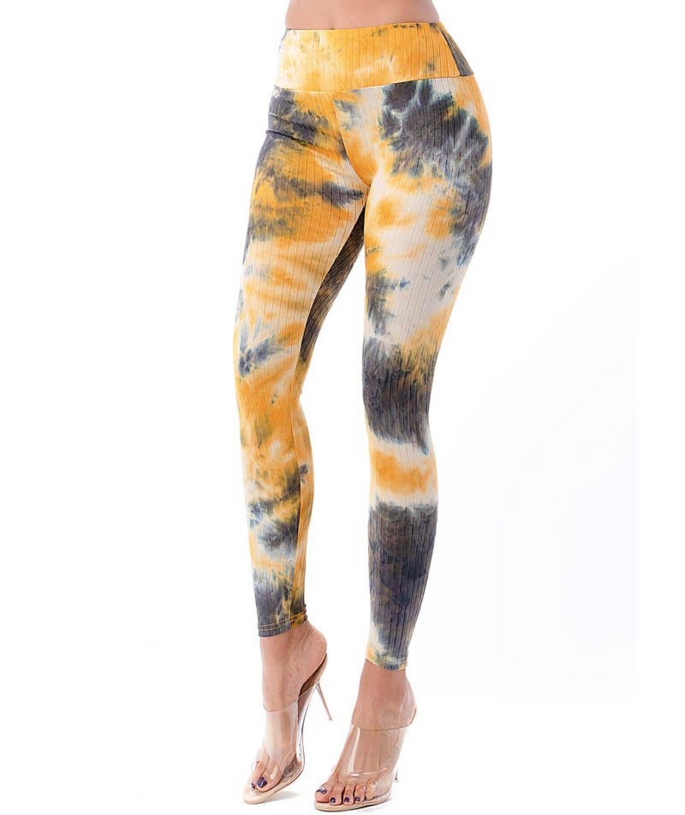 Image of Jazzy tye dyed leggings