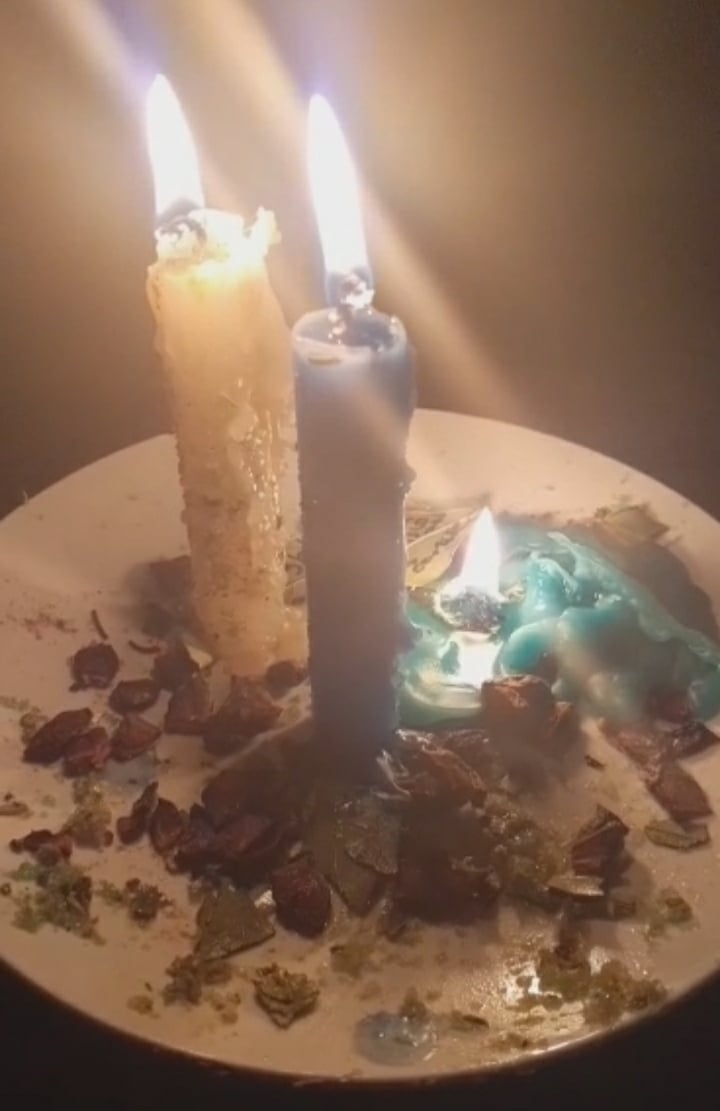 Image of 3 candle spell work
