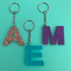 Single Letter Keychain