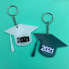 2021 Graduation Cap Keychain