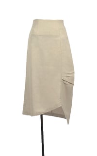 Image 2 of bauhaus skirt natural