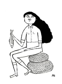 Image 1 of Fisherwoman • print