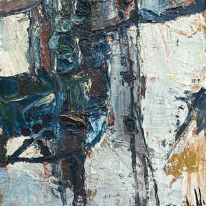 Image of 1976, French Abstract Expressionist Painting, Pierre Zucchelli 