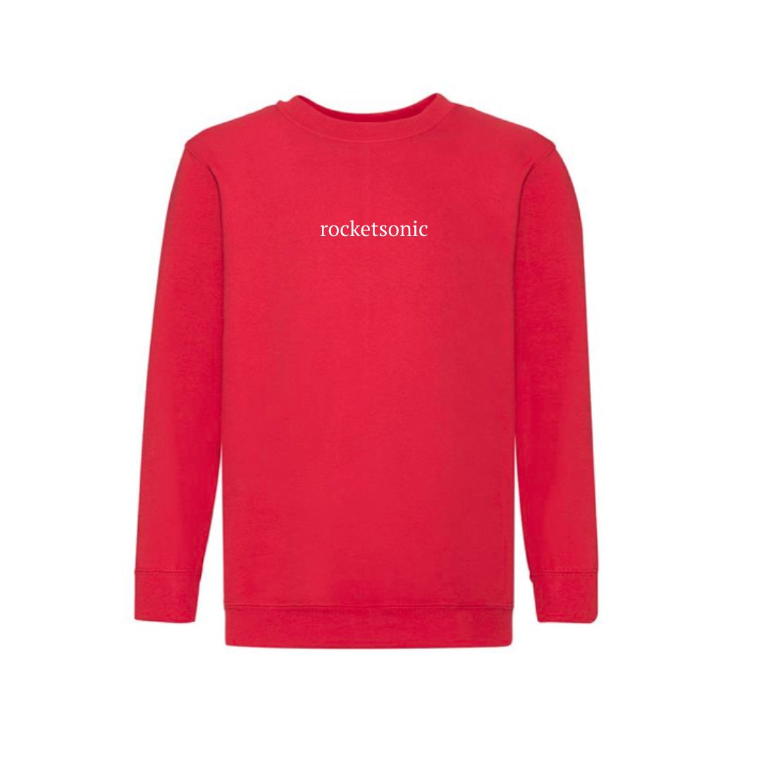 Image of Classic Rocketsonic Sweatshirt - Fire Red