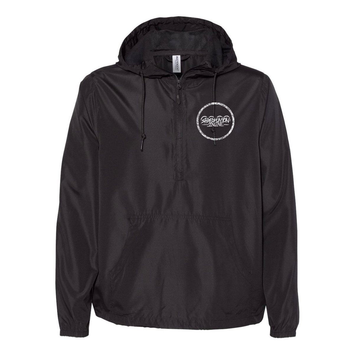 Image of SHREDDED 1/4 Zip Lightweight Windbreaker - Pre-Order