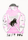 SALTY DOG • Riso print