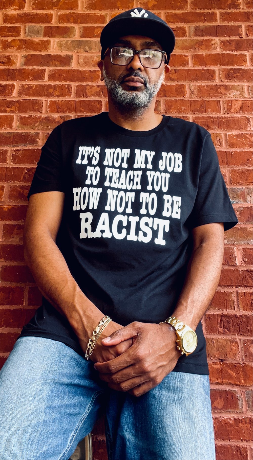Unisex NOT OUR JOB T-Shirt (Black)